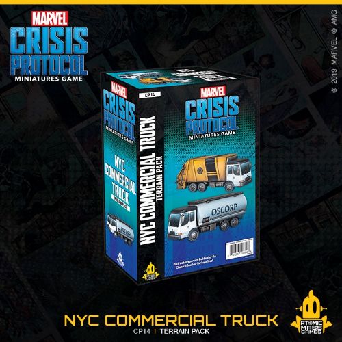 Marvel Crisis Protocol NYC Commercial Truck Terrain Pack